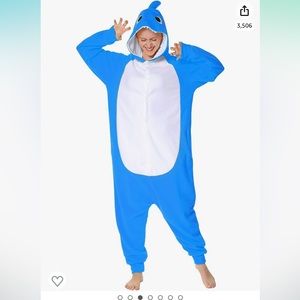 Halloween Costume Baby Shark one size fits all onesie
